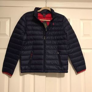 Polo Ralph Lauren jacket new with tag size L 14/16 Navy color